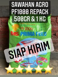 pakan bibit lele ms prima pf1000 repack 1kg pf 1000