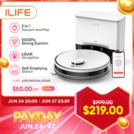 [SG Stock] ILIFE A30 PRO Robot Vacuum Cleaner Schedule Planned Routing Cleaning up to 5000Pa Suction