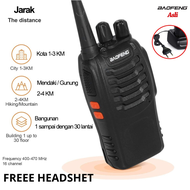 (GARANSI 1 TAHUN ) 4 unit 100% Handy Talky BAOFENG-888S Radio Komunikasi - ht baofeng