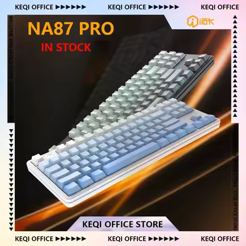 Irok NA87 Pro Magnetic/V4 Switch Mechanical Keyboard RT0.04mm 8khz Gaming Wired RGB Hot Swap Keyboar