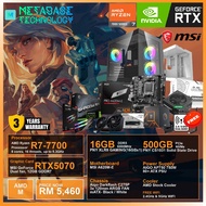 Gaming Pc RYZEN CUSTOM BUILD RTX 5060 FULL SET DESKTOP AMD INTEL Komputer murah i5 i7 R5 R7 ultra 5 