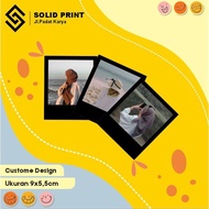 Foto Cetak Polaroid 2R Frame Putih Hitam Warna