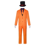 Killer Clown Costume Scary Horror Clown Cosplay Halloween Party Stage Performance Outfit for Adult M