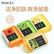 Sabun Buatan Tangan Imej Calendula Wangian Sabun Minyak Pati Pembersih Musim Panas Melembapkan Penja