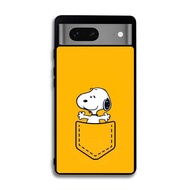 Google Softcase Hardcase Casing PIXEL 7A 7 6 6A 5 5A 4 4A 3 3A 2 Pro XL 4G 5G Snoopy Pocket AE1780 C