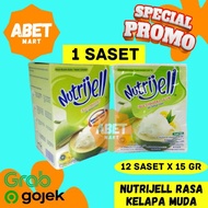 Nutrijell Young Coconut 15gr 1 Sachet - Jelly Pudding 15gr Pc Nutri Jell