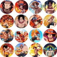 One Piece Portgas D Ace Button Badge 58mm