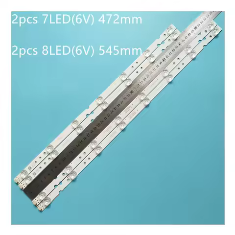 4pcs LED Backlight Strips For TCL 55‘’ TV 55D6 55DP603 55DP600 55P8M 55P617 L55P65US 4C-LB5508-HR03J