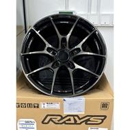 FL5 / FK8 - RAYS G025 LTD / 18" / 19" Forged Wheel / Sport Rim / Pressed Black Clear