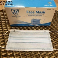 facemask disposable ✩Gold Seal Original Heng De 3 layers Surgical Blue Face Mask 50pcs FDA Approved✥