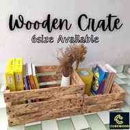 Wooden Decoration Box / Storage box / Crate Box /  Kotak kayu