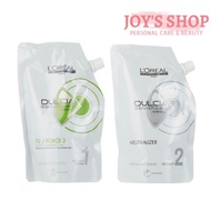 LOREAL Dulcia Advance Pouch Neutralizer 400ml + TG/FORCE 2 (Green) Perm Lotion 400ml