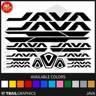 JAVA Sticker Decal Vinyl for Mountain Bike and Road Bike Fixie