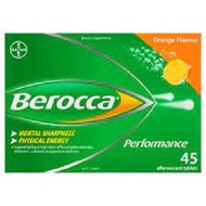 Berocca Performance Orange Effervescent Tablets 45 Pack