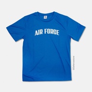 Blue RSAF Air Force SAF T Shirt Tee Singapore Training Exercise Gym Jog Jogging Workout Unisex Polye