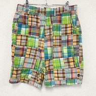 Stussy 拼布 Madras 格紋多色半褲/短褲，30顏色，古著。
