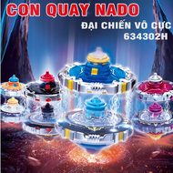 Đồ chơi con quay Nado đại chiến vô cực Infinity Thần Phong Giáp Chiến dòng hợp thể gia tốc 2 vòng ch