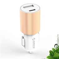 Original ORICO UCF-2U Type-C USB-A Car Charger Adapter