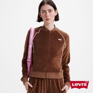 Levis Gold Tab金標系列 女款 精梳棉運動外套 咖啡 人氣新品