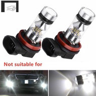 2X H8 H11 H16 6000K White 100W High Power LED Fog Light Driving Bulb DRL