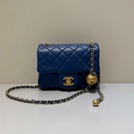 Chanel 藍金金球方胖子