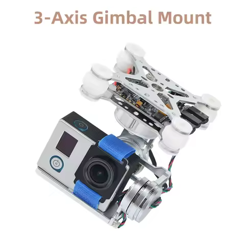 RCTOSKY 3-Axis Brushless Gimbal Camera Mount & 32bit Storm32 Controller Broad For Gopro3/Gopro4/SJ40