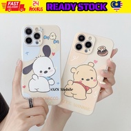 Realme 5 5i 5s 6i C3 8 5G 9 5G 9i 9 Pro 10 fon sarung pooh pochacco camera protect tpu matte soft ca