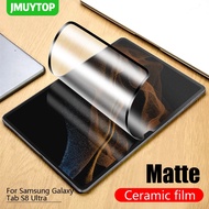 2 PCS Matte Ceramic PMMA film for Samsung Galaxy Tab S7 S6 S5E S8 + Ultra screen protector Frosted Anti-fingerprint Not Glass