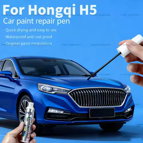 Car Paint Repair Pen For Hongqi H5 Touch Up Scratch Remover DIY Auto Accessories White 1C Red 1Q Blu