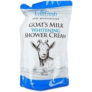 Everfresh Goat Milk Shower Cream Whitening Body Wash 700ml