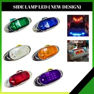 BEACON LED Lori Lampu Tepi 24V Truck Side Marker Lamp Led Side Lamp Harga Murah  Aksesori Lori
