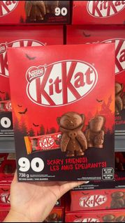 【空運直送】Nestle KitKat Halloween Scary Friends 雀巢萬聖節恐造型巧克力 90 pack / 738 g (CAN3230937_)
