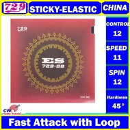 RITC 729 Friendship 729 08 ES pips in table tennis Rubber Sheet  pingpong rubber with sponge Ping Po