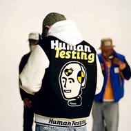 AX6W Human Made Locker Heart Design Embroidered Leather Jacket - For Couples