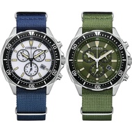 [Citizen] Watch Citizen Collection Eco-Drive Waterproof Nylon AT2500-19W Khaki AT2500-19ABlue