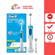 Bàn chải điện Oral-B Pro 3 3000 Pure Clean/Vitality Pro/Starter Pack - Thiết kế nhỏ gọn loại bỏ 100%