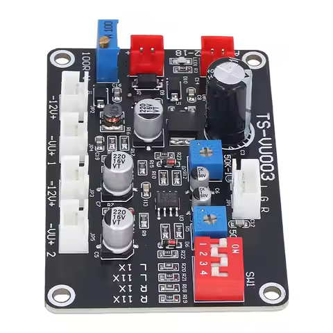 TS VU003 VU Meter Driver Board AC DC 12V-18V Power Amplifier VU Meter Driver Board DB Amplifier Chas