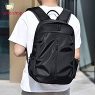 LAOO Oxford Cloth Men's Backpack Waterproof Large Capacity Simple Shoulder Bag Simple Travel Bag Students School Bag Outdoor