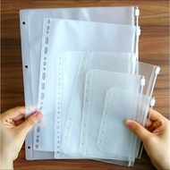 Ziplock A6 6 Holes/zipper pocket binder A6