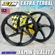 S1M 6 Batang Sport Rim/ Y15ZR Y16 V1 Abs Y125 LC135 V8 Fi 4S 5S SRL115Fi/ Y125 6 Batang Rim Hitam