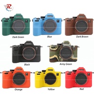 LARRY Sony A7R5 A7R Mark V Soft Silicone Rubber Camera Body Case Cover For Sony A7R5 A7R Mark V