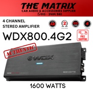 [WDX800.4G2] 4 CHANNEL POWER AMPLIFIER 1600WATT