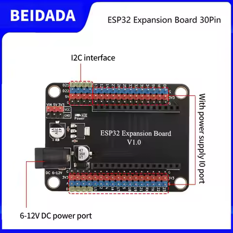 ESP32 Expansion Board ESP32 30Pin DEVKIT V1 Power Board Module ESP32S Shield Development Board Expan