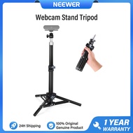 NEEWER ขาตั้งกล้องเว็บแคมสำหรับโต๊ะทำงาน ขาตั้งกล้องตั้งโต๊ะขนาดเล็กพร้อมที่วางโทรศัพท์ ST45B