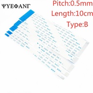 5PCS B-Reverse Contact 0.5mm 10CM Flat flexible cable FFC FPC LCD cable 4 6 8 10 12 16 18 20 24 26 2