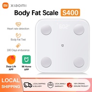 Xiaomi Weight Scale Body Fat Scale S400 Bluetooth 5.0 LED Display Smart Body Composition Scale 小米体脂秤