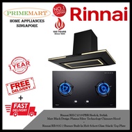 Rinnai RH-C1059-PBR Chimney Hood + Rinnai RB-92G 2 Burner Built-in Hob *BUNDLE DEAL - FREE DELIVERY