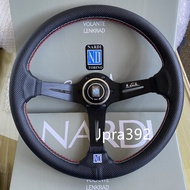 14-inch nardi universal SPORT RALLY DEEP CORN pinhole leather steering wheel