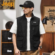 Jeep | เสื้อกั๊กผู้ชายหลายกระเป๋า