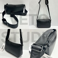 DKNY Unisex Mens Womens Crossbody Bag with Guitar Strap